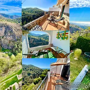 Axarquia 1, Terraza Privada Con Vistas A La Montaña Rio Y Al Mar , Frigiliana España